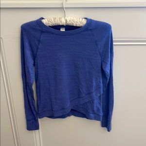 Athleta purple-blue long sleeve shirt
